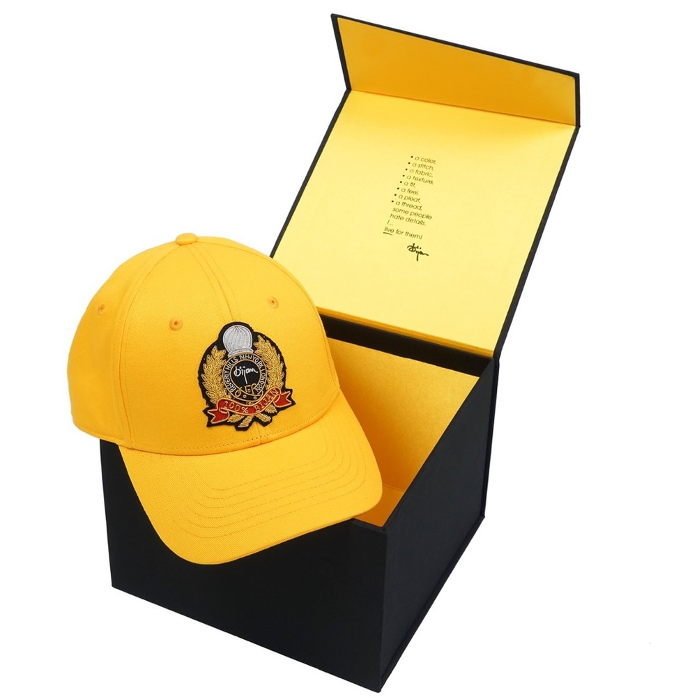Rare Yellow Bijan Crest Cap - BRAND NEW